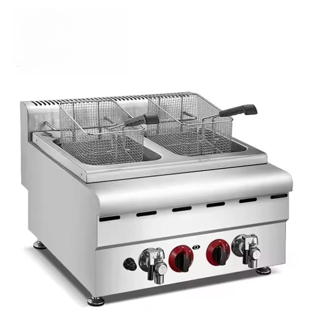 Commercial Industrial Gas Frying Machine Deep Fryer Machine