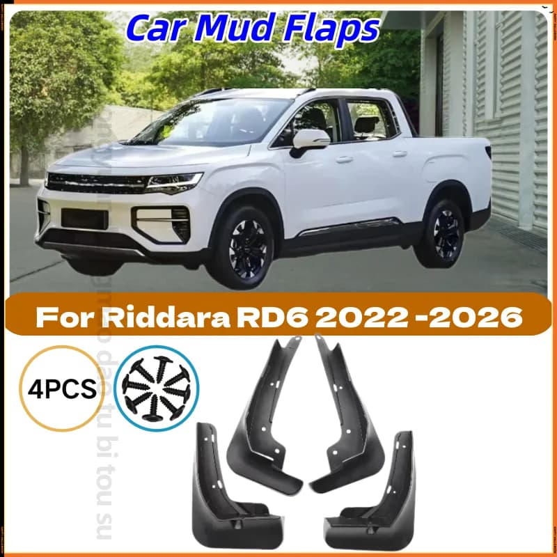 Car Mud Flaps For Geely Riddara Radar RD6 Front Rear Wheel Splash Guards Anti-splash Mudguards Cover Auto Fender Accessories