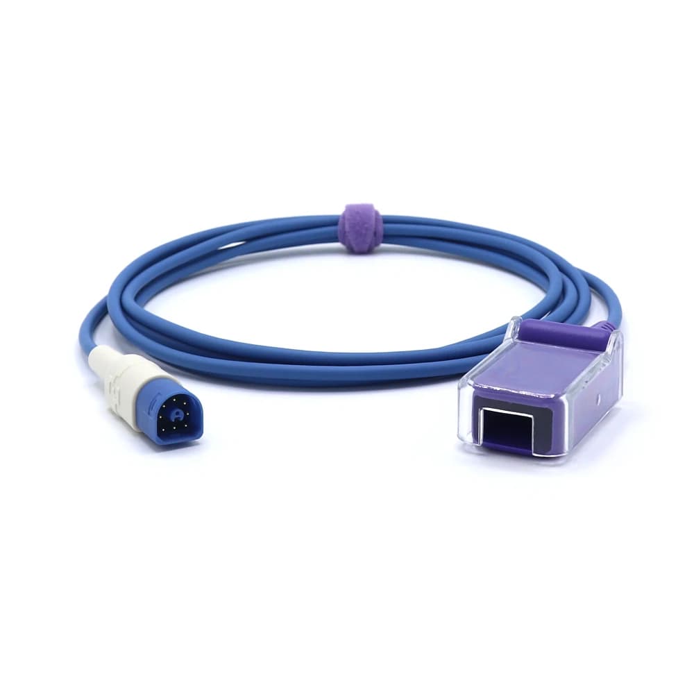SpO2 Adapter Cable M1943NL D Type 8 Pins 9 Pins for Nellcors Oxi 2.2m Model Medical Consumable