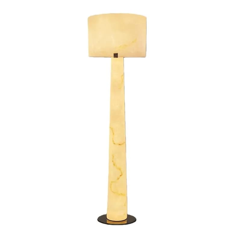 Italian designer duplex building hall imitation marble art floor lamp, bedroom living room light luxury high-end lamps