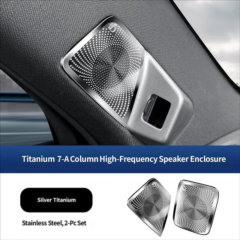 For BYD Leopard 7 Titanium 7 2025 2026 A-Pillar Metal Speaker Cover Front Pillar Speaker Grille Auto Interior Accessories