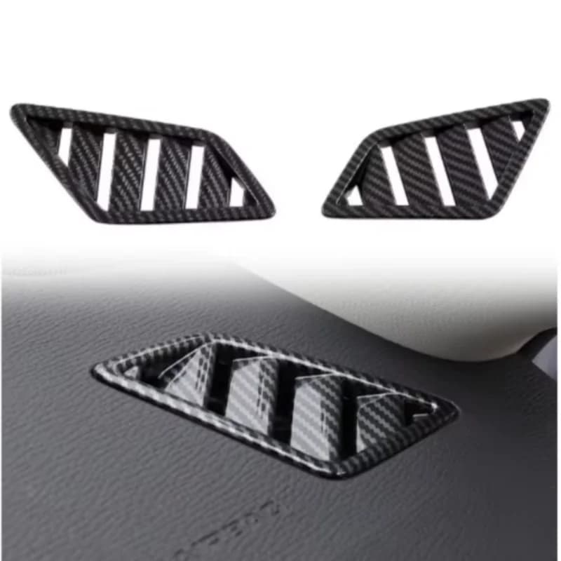 LHD For Mitsubishi Outlander 2022 2023 2024 + Car front air conditioning outlet decorative interior accessory stickers