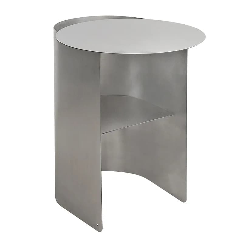 Simple stainless steel edge table special-shaped and round combination coffee table casual multi-style coffee table