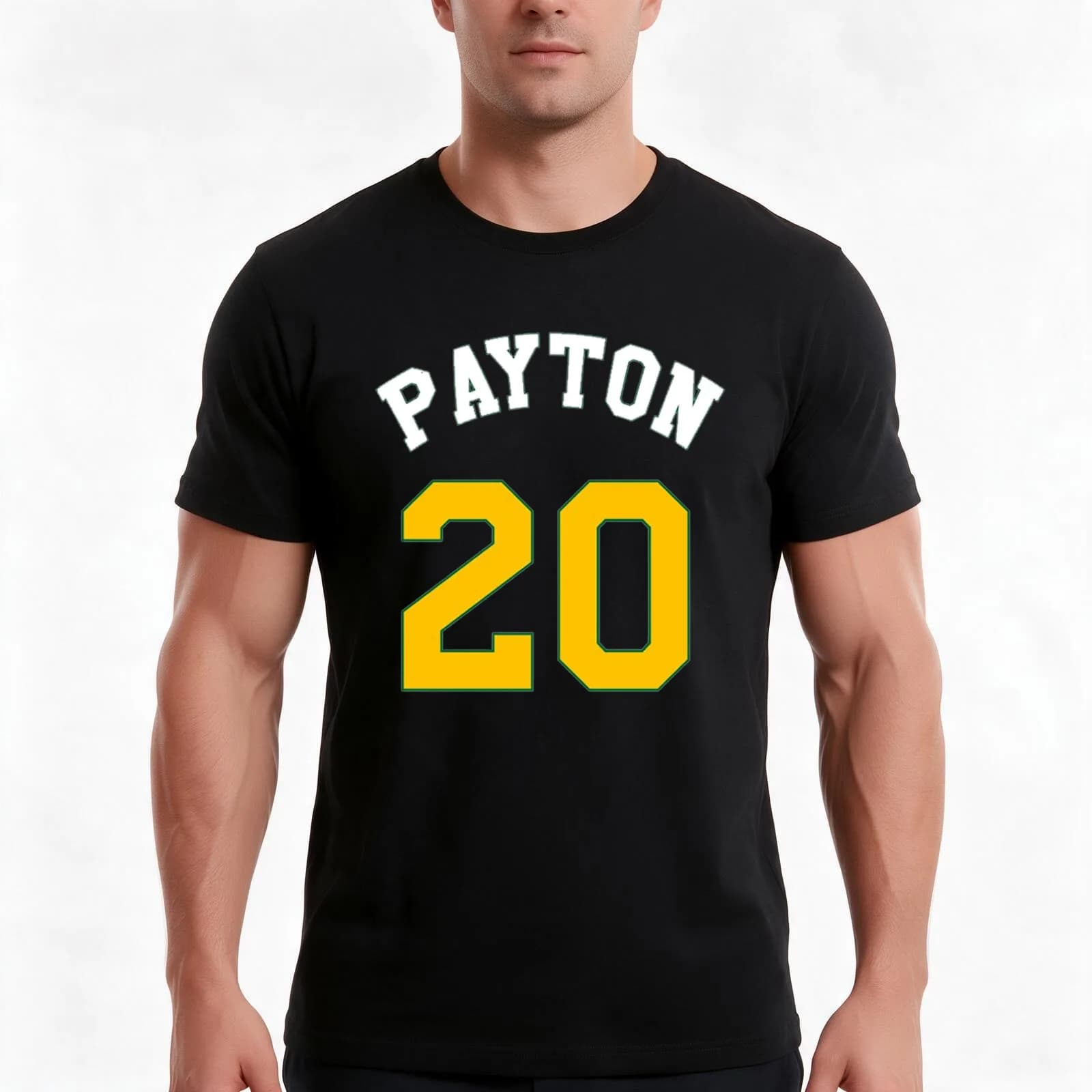 Gary Payton T-Shirt, Summer Casual Cotton Tee, Oversized Streetwear Tops, Vintage Graphic Print, Loose Fit Short Sleeve