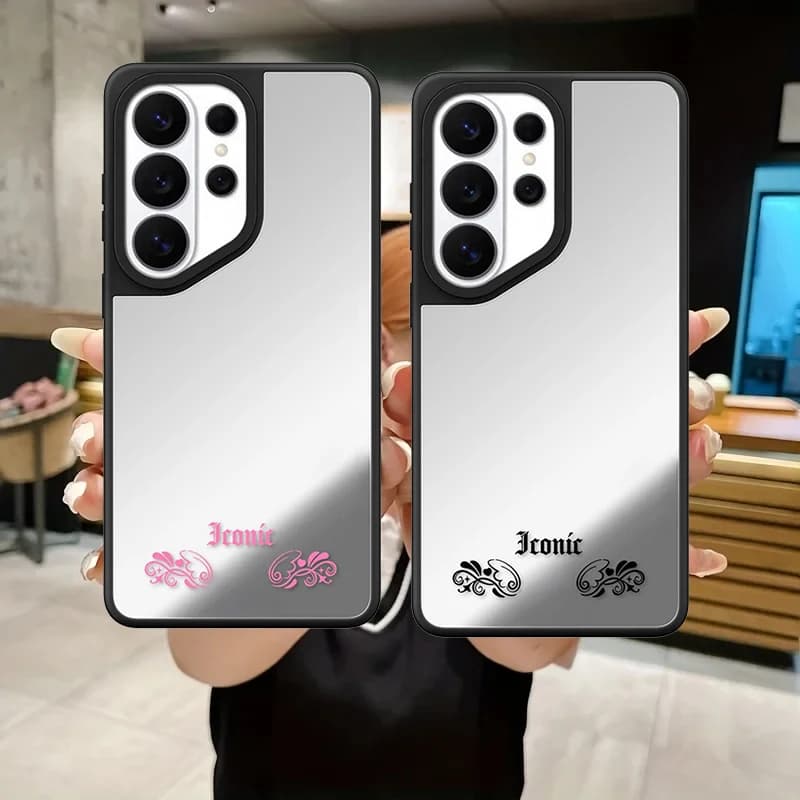6100312 Mirror Surface Magnetic Phone Cover for Samsung Galaxy S23 S24 S25 S26 Ultra S26+ Plus Case