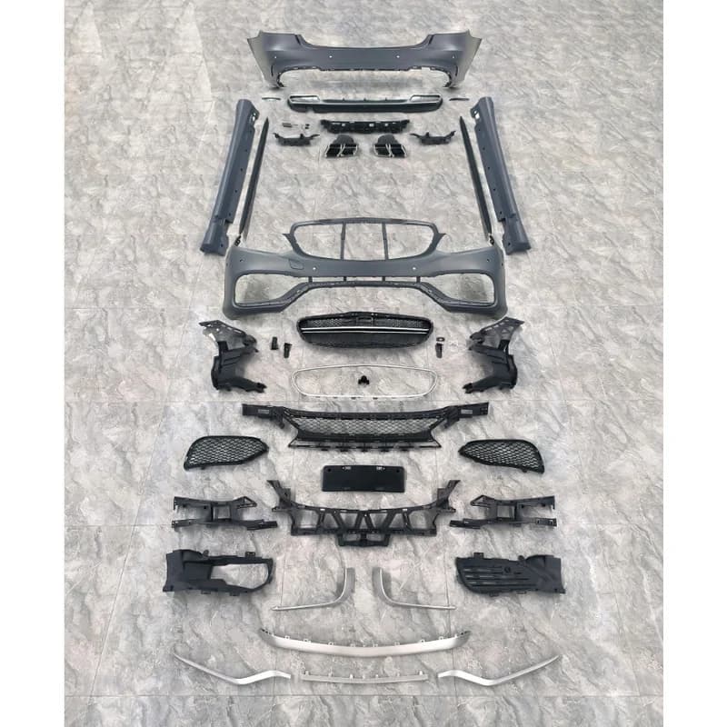 High Quality Style Body Kit With Front Rear Bumper Grille Bumper Lip For E Class W212 2014-2015 Exterior Upgrade Parts