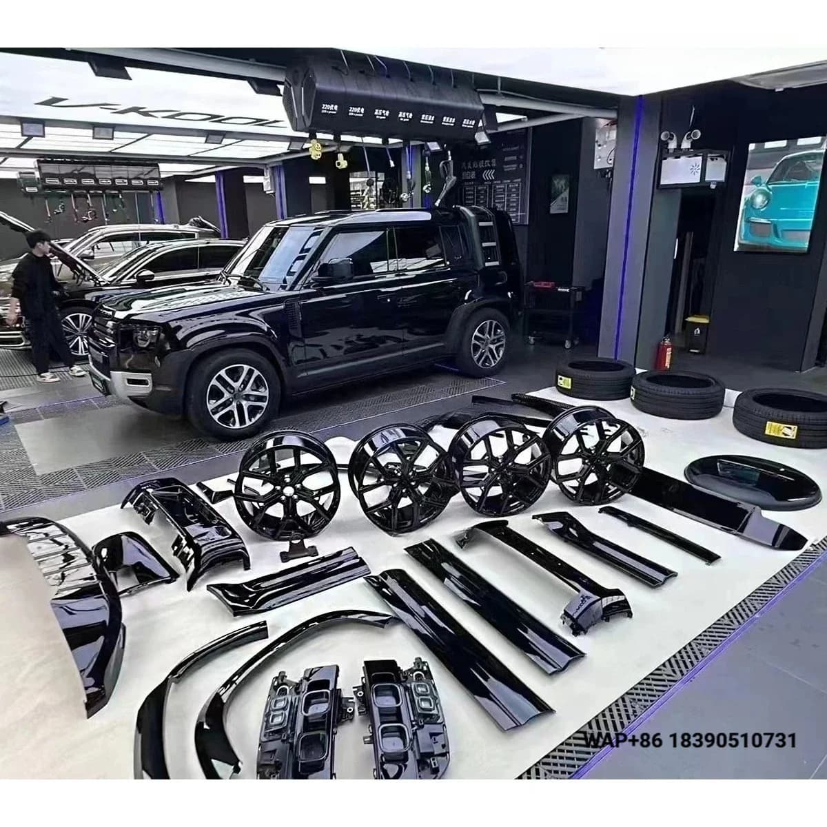 Factory Wholesale Consist of Tire Cover Bumpers Body Kit for Defender 90/110/130 2020-2023 Alterated to 007 Edition