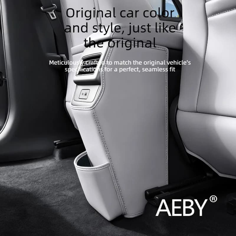 For BYD Atto 2 2024-2025  Armrest Protector,Back Seat Protection,Center Console Rear Kicker Pad,Rear Seat Anti Kick Mat