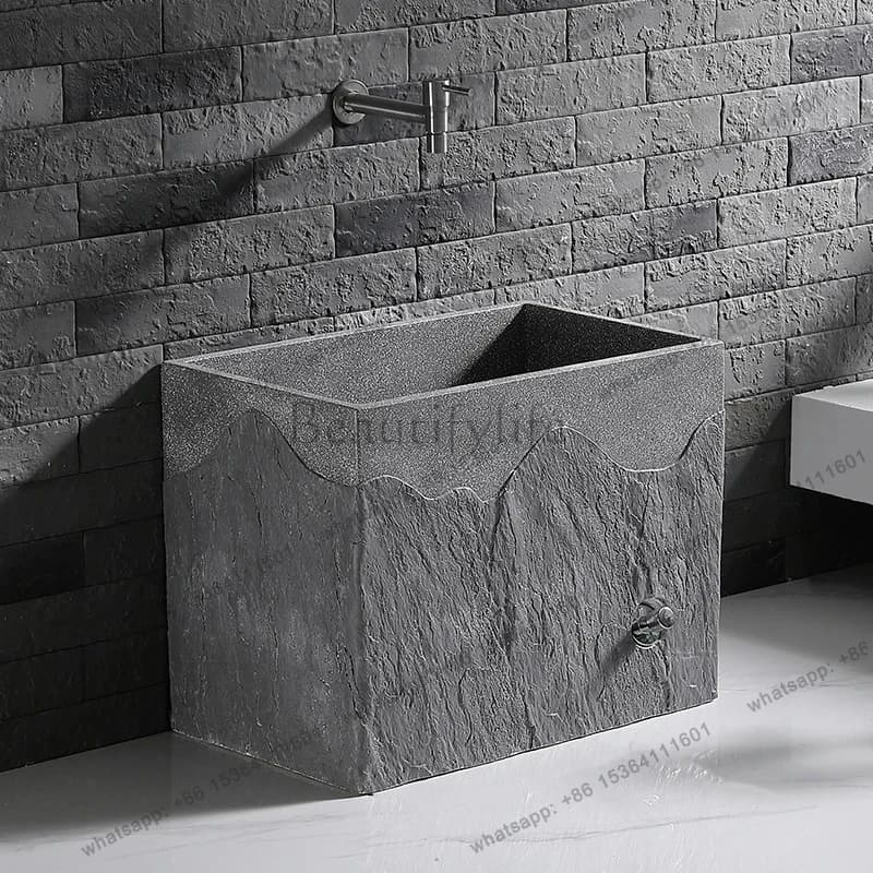 mop pool household balcony bathroom floor-to-ceiling mop pool outdoor garden courtyard villa