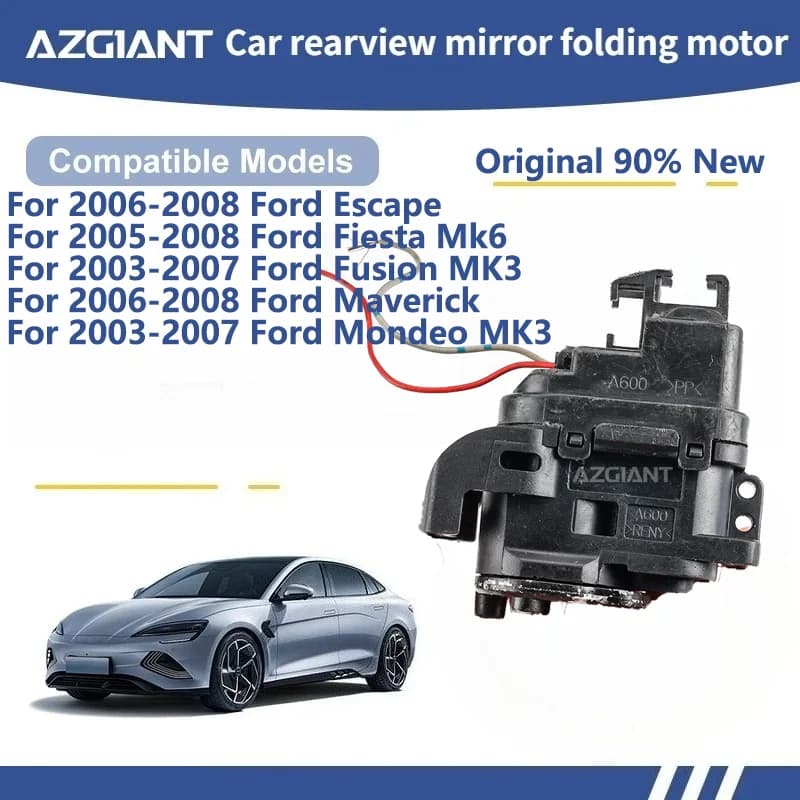AZGIANT Car Wing Mirror Authentic Folding Motor Power Assembly For Ford Escape/Fiesta Mk6/Fusion MK3/Maverick/Mondeo MK3 R/L