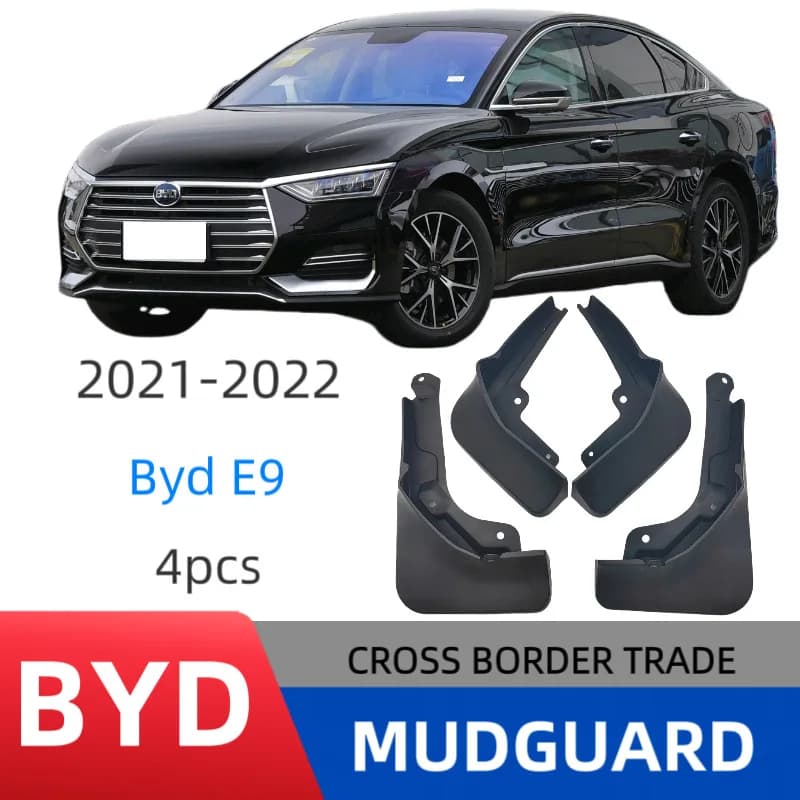 Suitable for BYD E9 2021-2022 Mud Flaps Car Splash Guards Fender Protectors