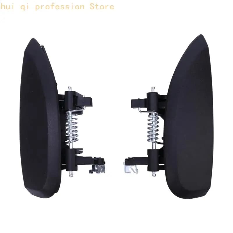 Direct Fit Outside Pull Handle for Car Exterior Door Repair, Black Assembly with Mounting Hardware 806070421R 806067028R H8WE