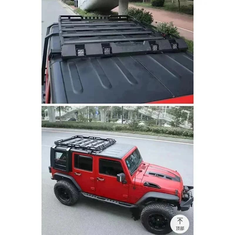 Auto Parts Durable Aluminum Offroad Roof Luggage Rack With Step