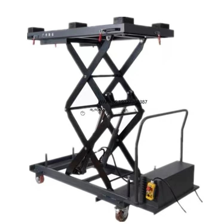 Electric Vehicle Battery Pack Disassembly and Assembly Lift Trolley New Energy Vehicle Battery Lift Lifting Platform Bracket 1T