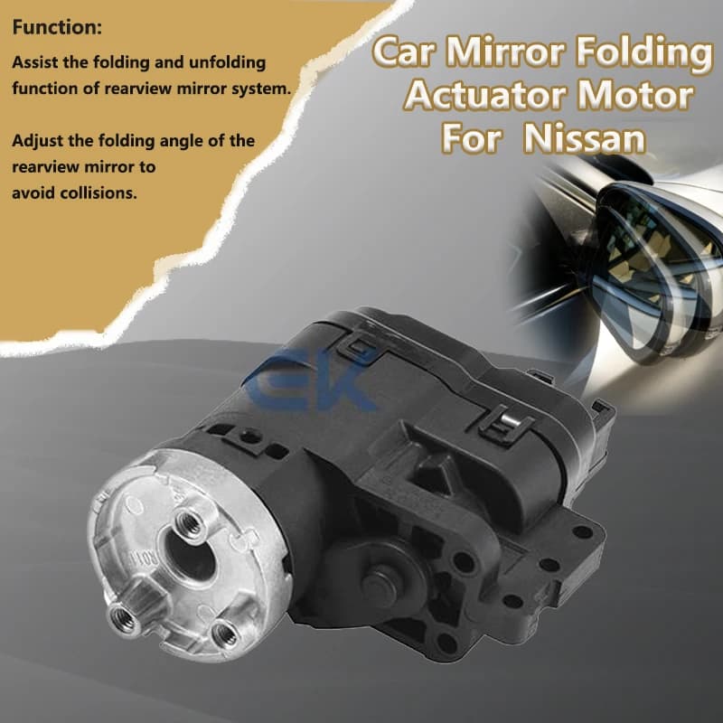 BUPEK For Nissan Qashqai J11 J12 MK2 2014-2021-2024 Car Mirror Folding Motor Actuator Repair Universal spare parts high torque