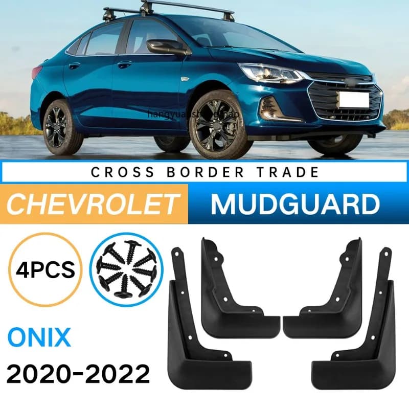 Mudflaps for Chevrolet Cavalier Onix 2020-2022,Mud Flaps, Splash Guards, Front Rear Wheels Fender, Car Accessories