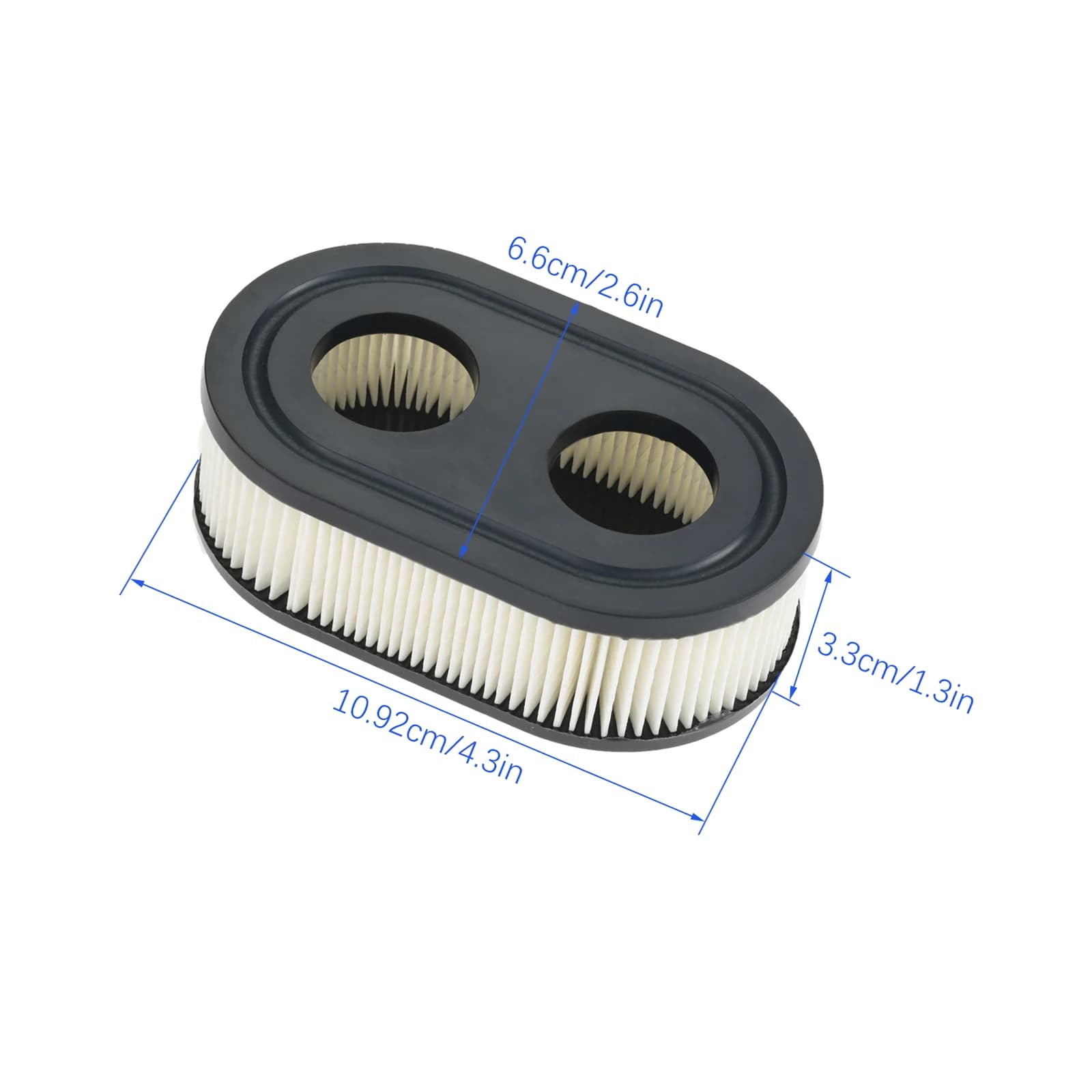 6 Filters and 6 Pre-filters for Briggs and Stratton 550ex 675exi 725exi for Troy Bilt TB110 TB200 TB230 Lawnmower