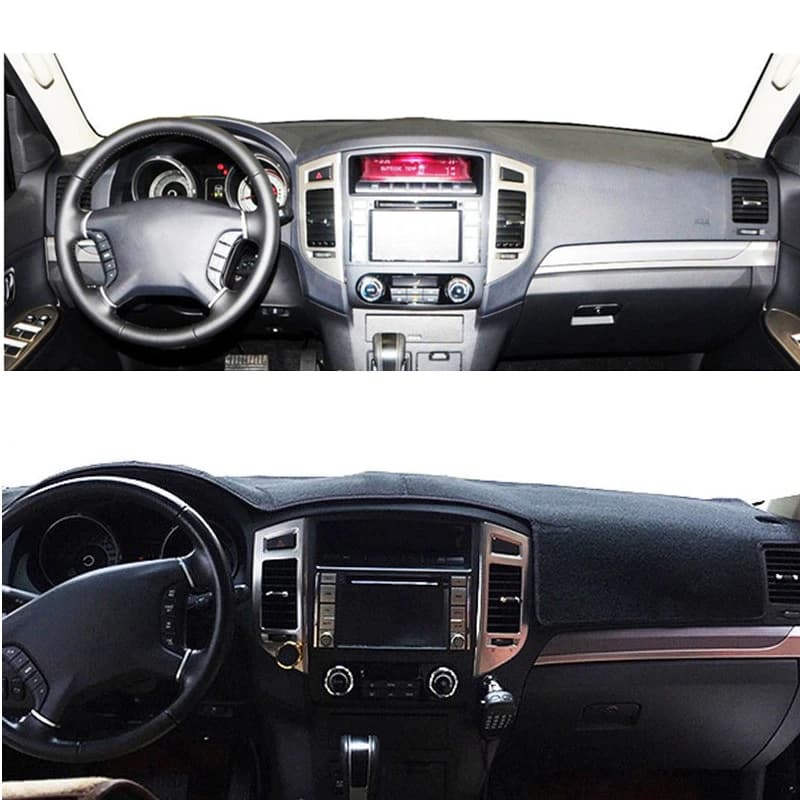 For Mitsubishi Pajero Montero 2006-2020 Car Accessories Dashboard Cover Protective Mat Pad Dash Sunshield Anti-UV Carpet Dashmat