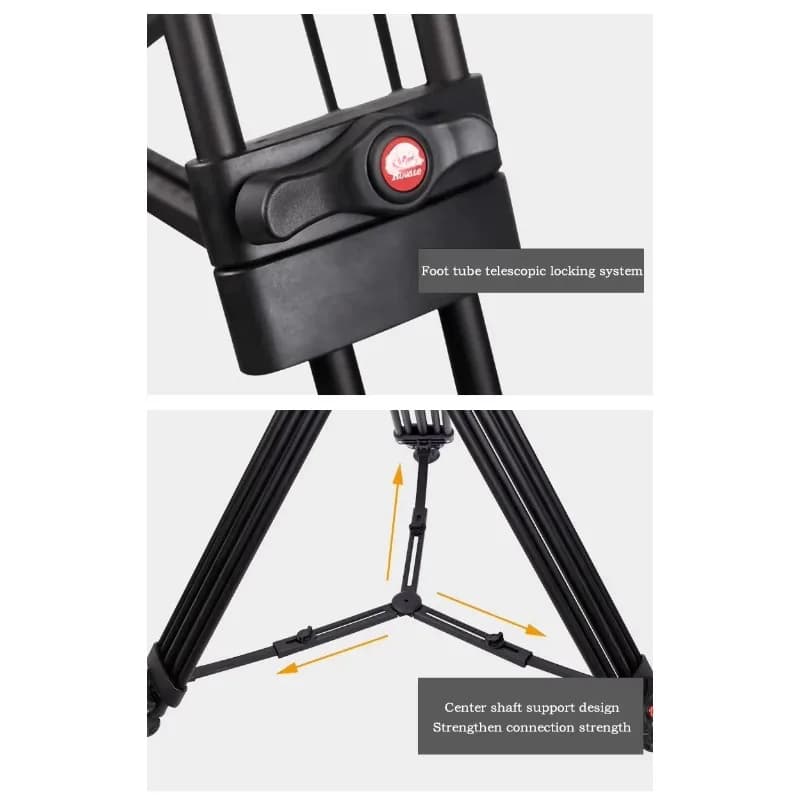 Professional 1.6M 3 Section Photography Tripod Stand for Camera Cell Phone Digital Camera Holder Factory Outlet