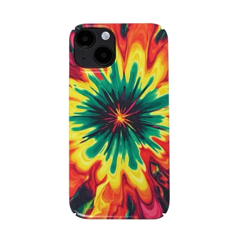 Ins Red Creative Oil Painting Art Phone Case for IPHONE 17 Air 16E 15 PROMAX 14 Plus 13 12 MINI 11PRO 16Plus Acrylic Phone Cover
