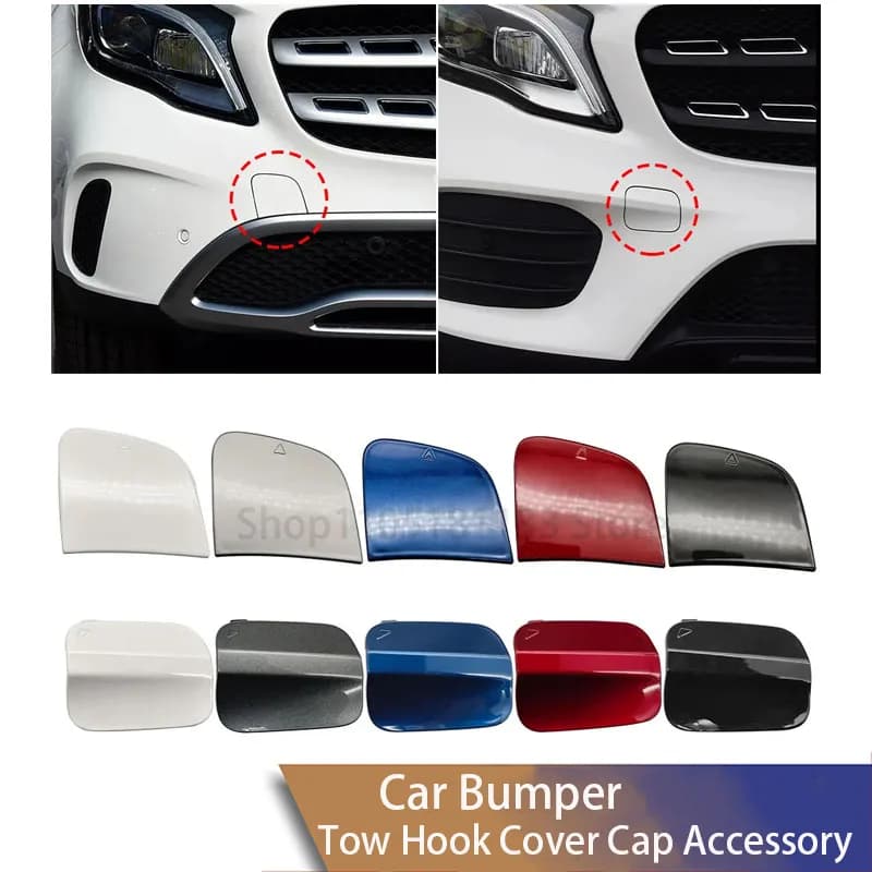 For Mercedes W156 GLA Class 2017-2019 Front Bumper Tow Hook Cover 1568854200 Multi-Color Options GLA200 GLA220 GLA260