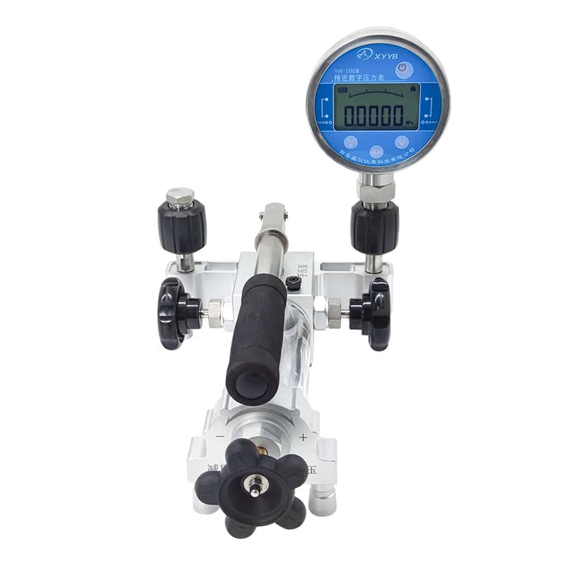 YWQ-1442S Portable Hydraulic Pressure Pump Hand Operated 0-60MPa Manual Pressure Source Instrument Pressure Measurement