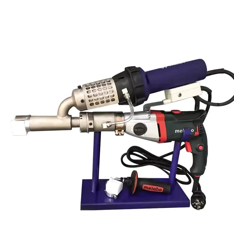 BE1300 Extrusion Welder With Screw Drive System For High Volume Plastic Filler Rod Output