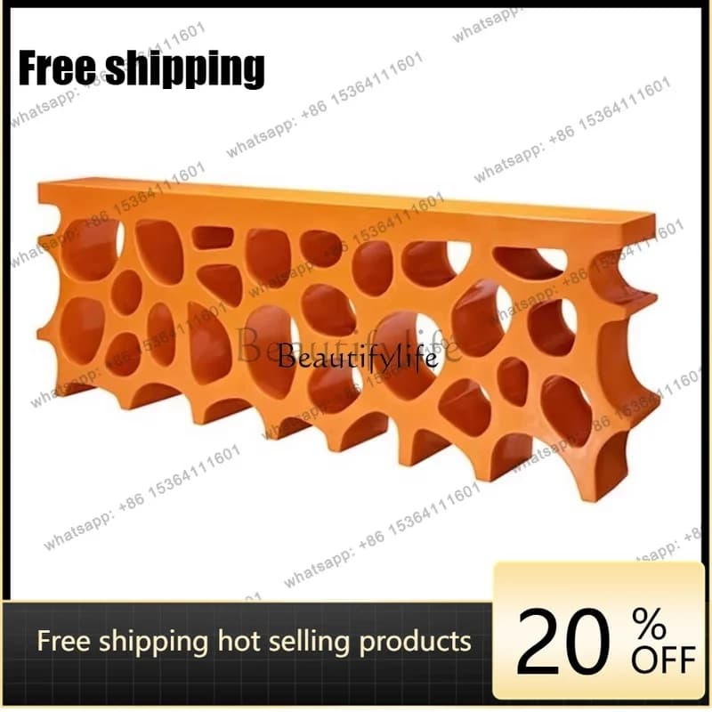 Factory Direct Nordic Entryway Bar Cabinet Modern Simple Honeycomb Bookshelf Hallway Decorative Display Bookcase Light Luxury