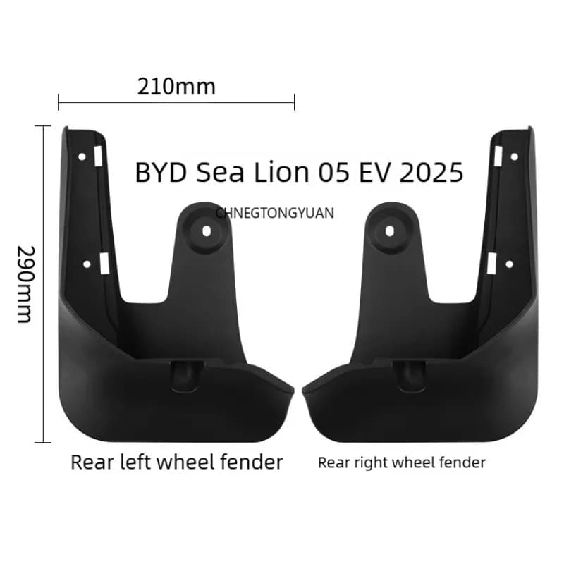 4pcs Mudguards For BYD Sealion 05 EV 2025  Mud Flaps Splash Guards Fender Dirt Protection Winter Sediment