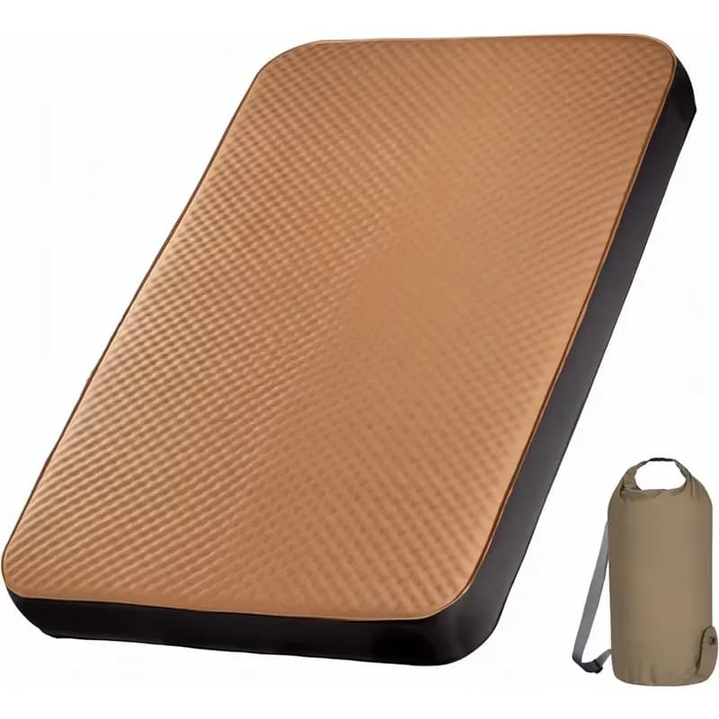 Ultralight Convertible 3D Cheese Automatic Inflatable Mattress Pad Compact Thick TPU Modern Camping Outdoor Healthy Foldable