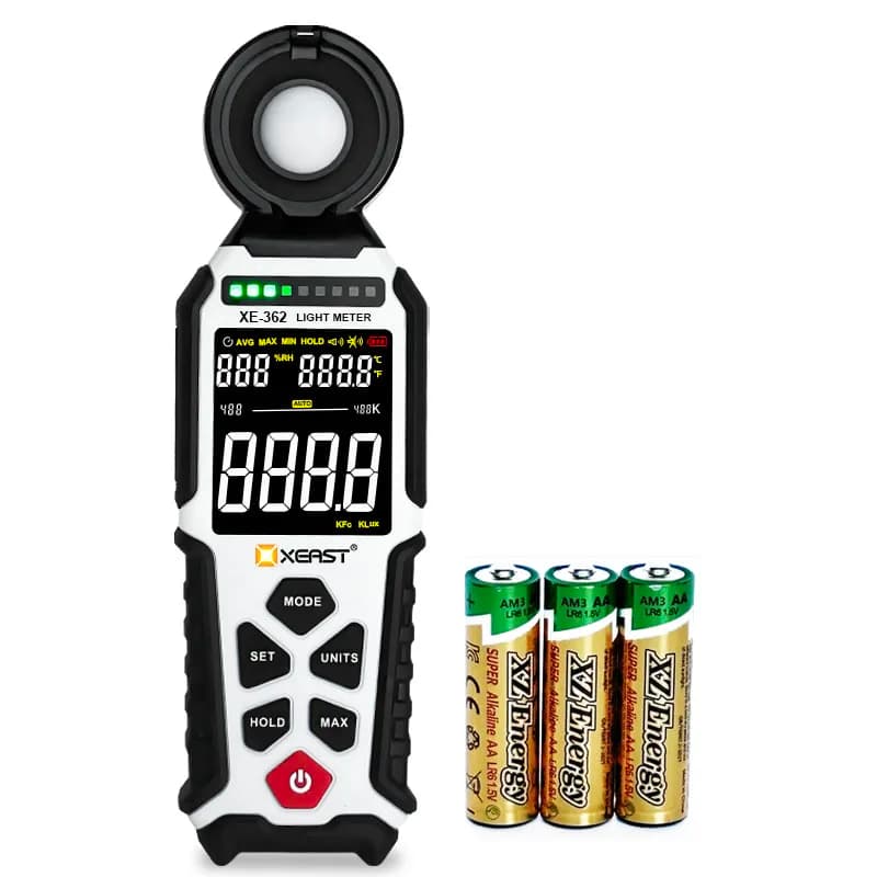 Professional High-Precision Digital Lux Meter for Photography