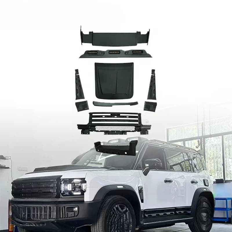 High Quality Star Defender Style Full Body Kit Exterior Retrofit Upgrade Accessories Fit For Jetour T2 Traveler Includes Front R