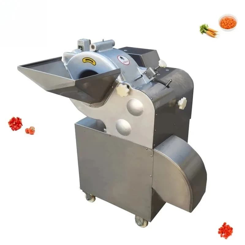Multi-Function Automatic Vegetle Fruit Dicing Potato Onion Muoom Pitaya Cube Cutting Hine