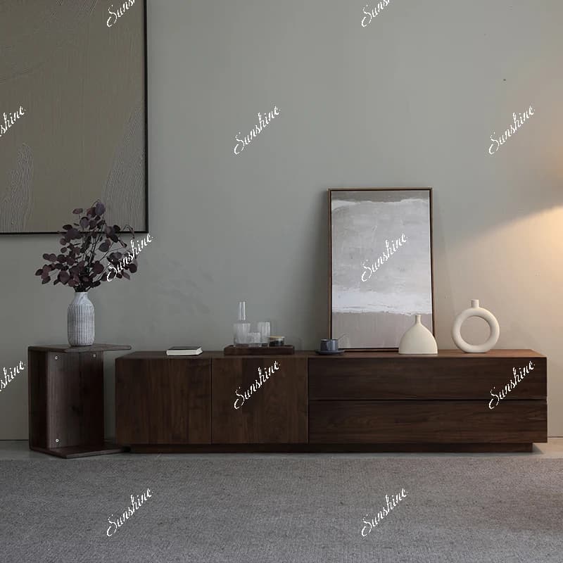 Nordic, modern simple solid wood locker household suspended drawer cabinet