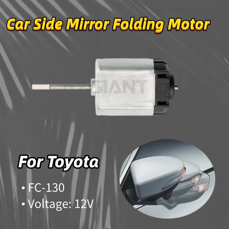 AZGIANT Auto Fold Mirror Motor 12V Micro DC Motor for 2019-2023 Toyota Highlander XU70 Car Side Mirror Repair Part