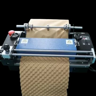 New Design Honeycomb Paper Cutting Machine Kraft Paper Press Bubble Machine for Cushion Protective Packaging