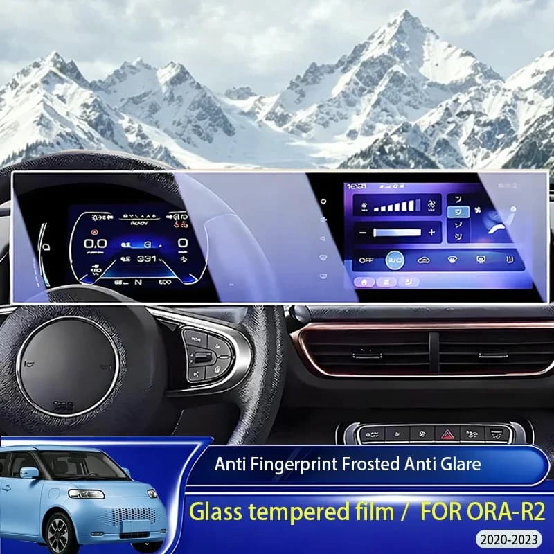 Matte anti glare protective film for ORA-R2 2020-2023, suitable for GPS screens and reinforced glass LCD screens - accessories