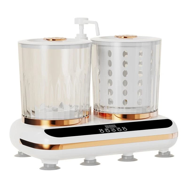 Double cup elution integrated underwear washing machine special automatic small cleaning