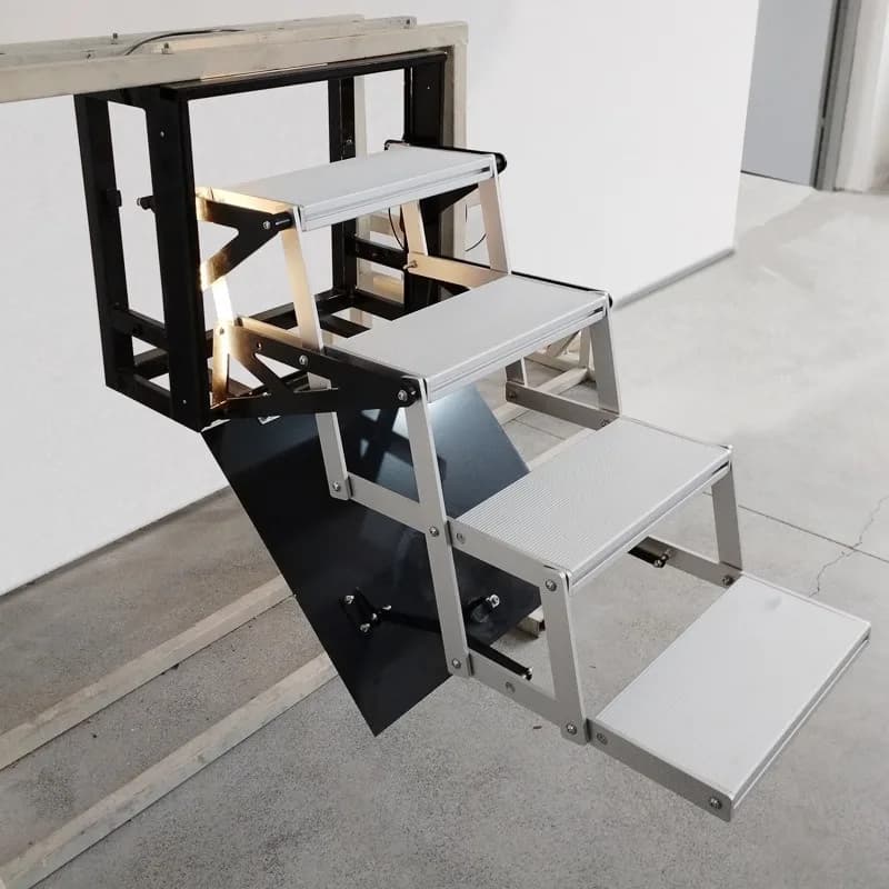 RV modification accessories Electric step, multi-step pedal, four-layer step