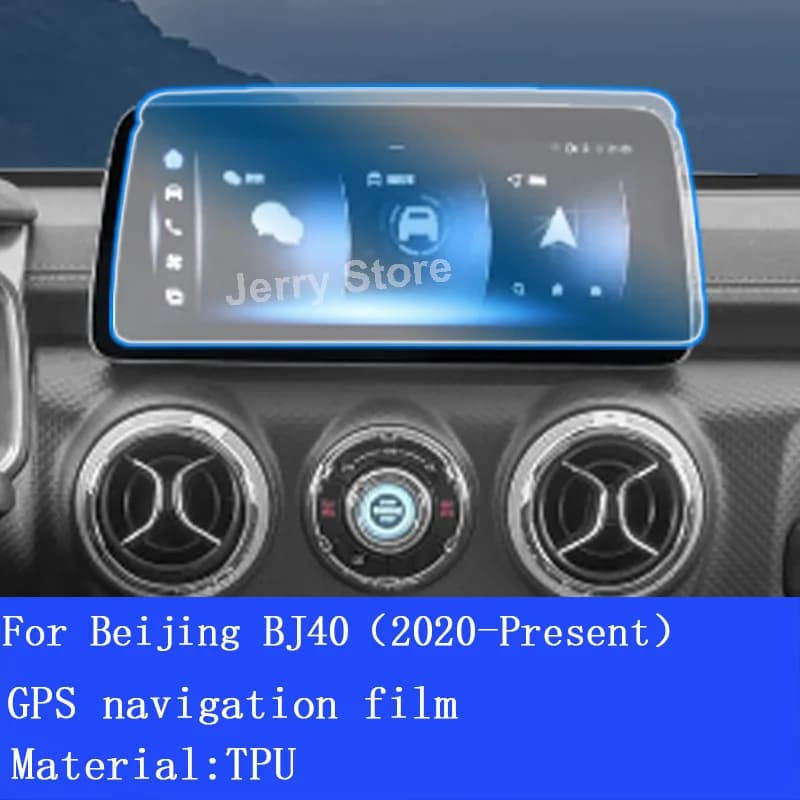 Anti-Scratch Film For Beijing BJ40 (2020-Present) Car Interior Dashboard Center Console Navigation Screen Protector Cover Skin