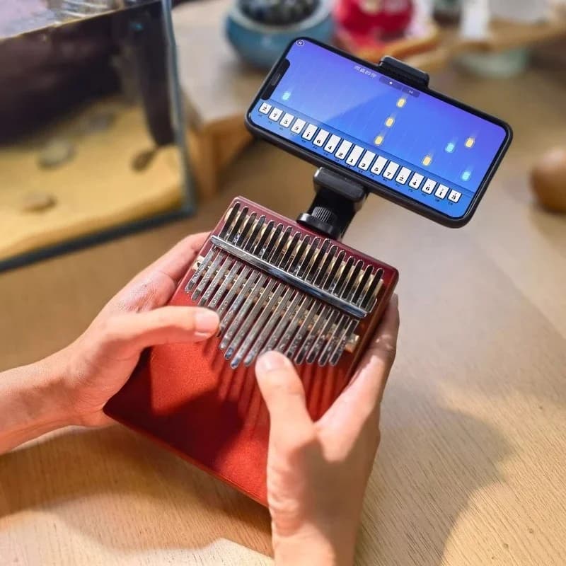 Thumb piano beginner boys and girls portable 17 musician