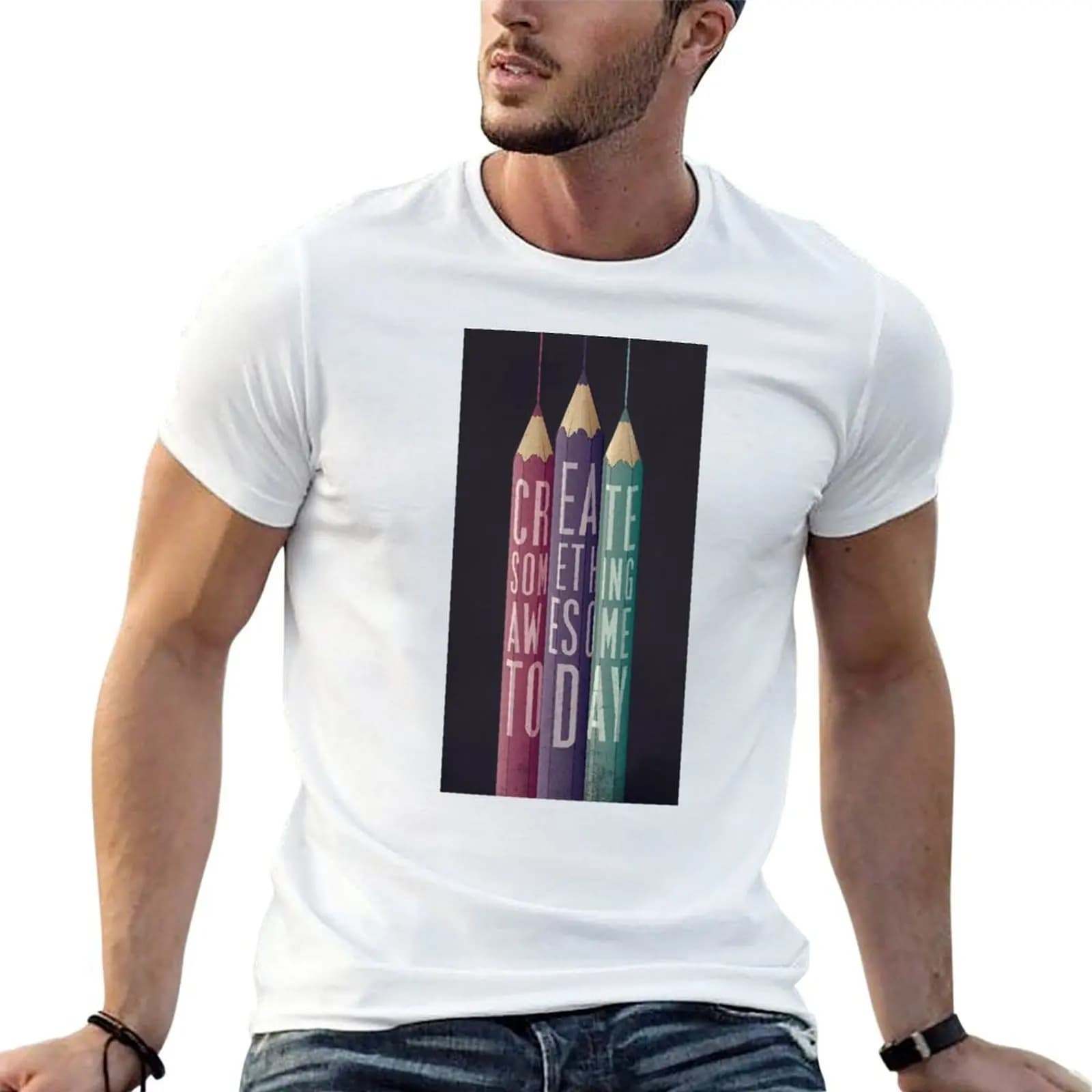 BE CREATIVE T-Shirt essential t shirt Funny t-shirts mens t shirt graphic