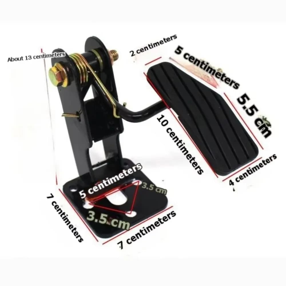 Wang1 Acelerador  acelerador, 1 Juego  conjunto  Pedal  acelerador con línea Mira 1,8 para triciclo, camión  combustib