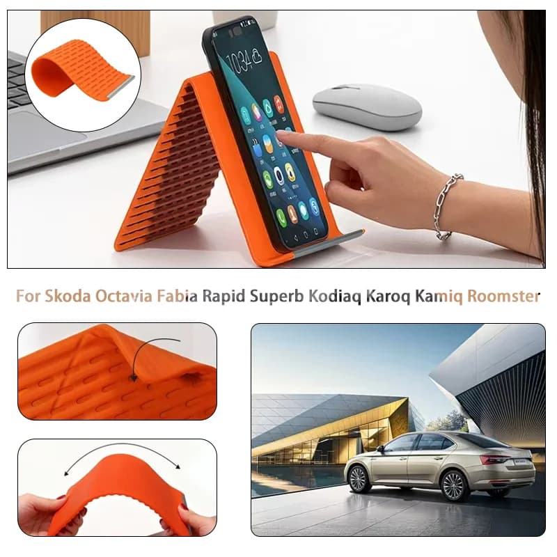 Flexible Foldable & Transformable Stand For Skoda Octavia Fabia Rapid Superb Kodiaq Karoq Kamiq Roomster
