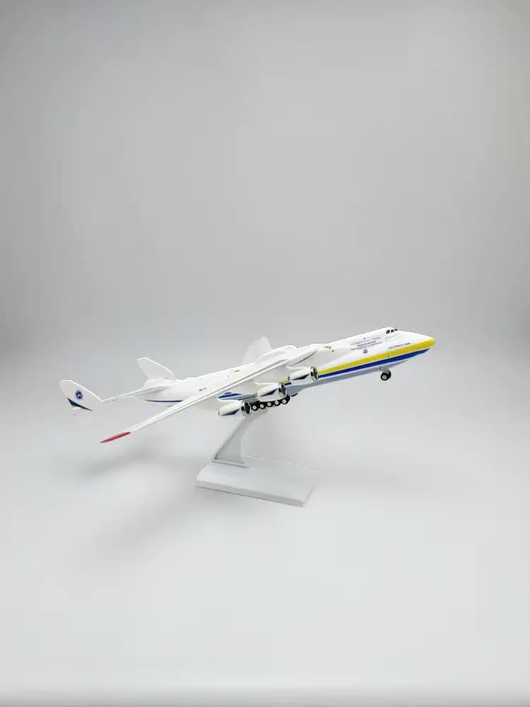 New 30cm AN-225 Airplane Model Kits cabin door Openable Antonov 225 Mriya Cargo Plane Model with Stand For Collection Display