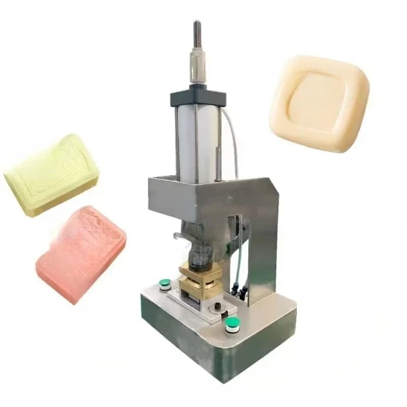 Automatic soap forming and stamping power press for soap production line, new and efficient soap bar manufacturing