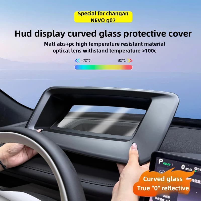 For Changan NEVO Q07 HUD Protective Cover Instrument Panel HUD Protective Cover Interior Special Accessories
