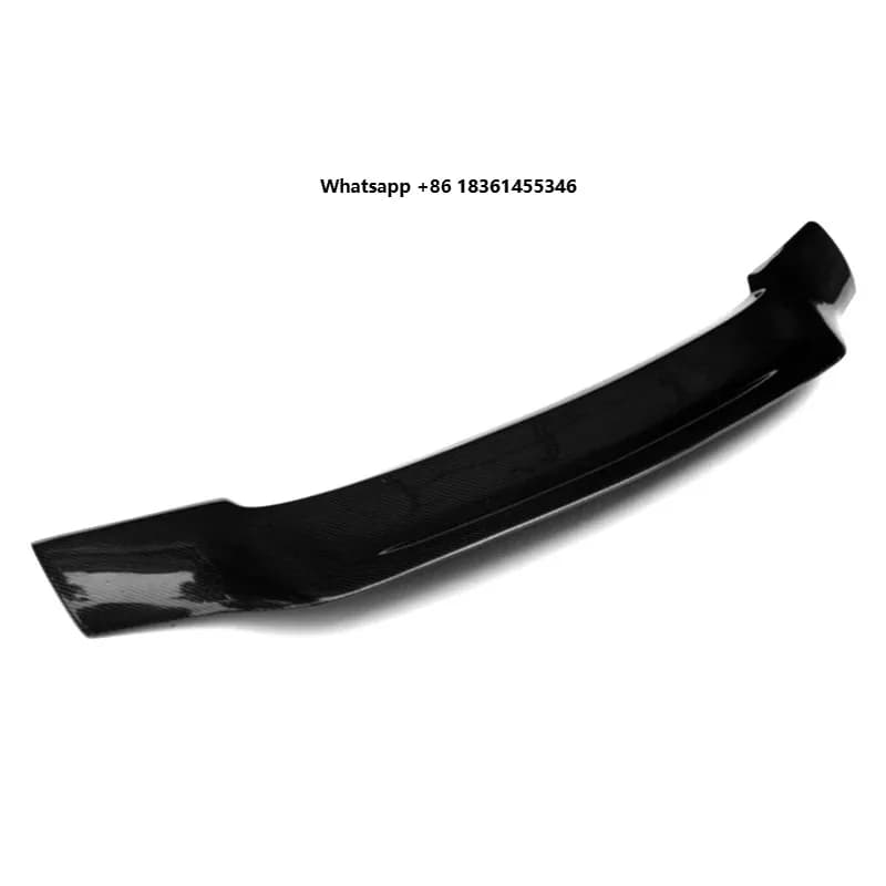 For  A4 B9 Sedan 2017-2019 R Style Carbon Fiber FRP Auto Rear Trunk Wing Spoiler