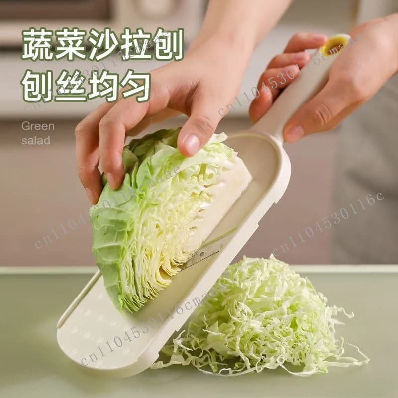 Cabbage grater, rolled heart, purple cabbage, cabbage scraping, salad cutting artifact, ultra-fine slicing cutter