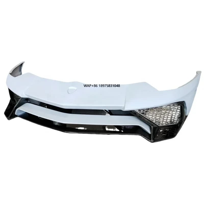 New Condition Semi Carbon Fiber Front Bumper Body Kit Upgraded LP720 SV Style for LP700